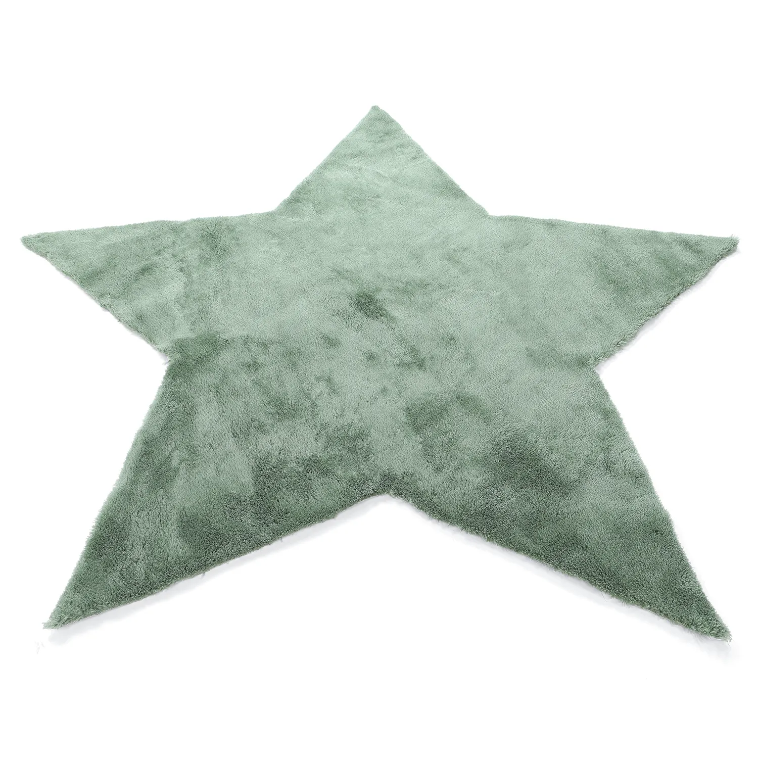 Children's Rug - Aranga Super Soft Star (green)