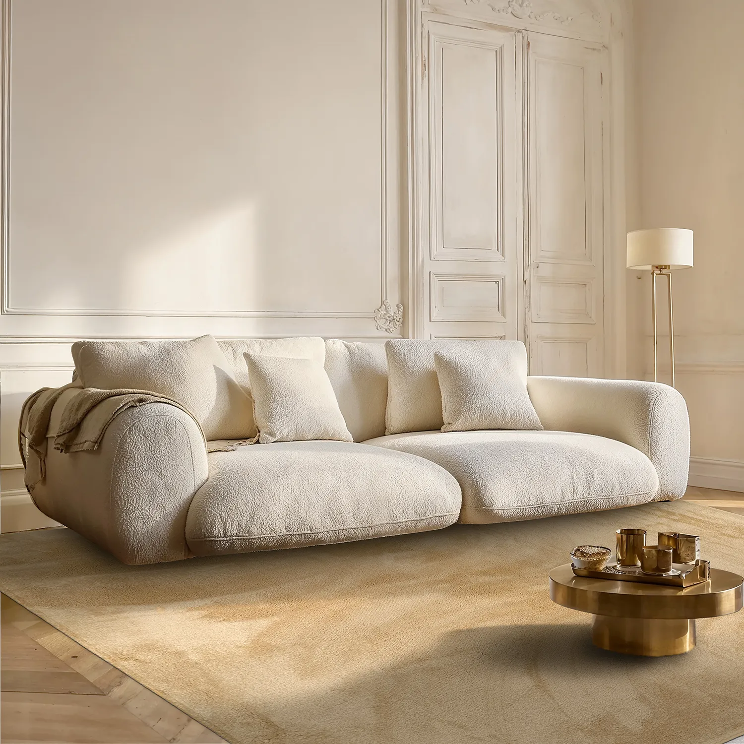 Shaggy rugs - Aranga Super Soft Fur (dark beige)