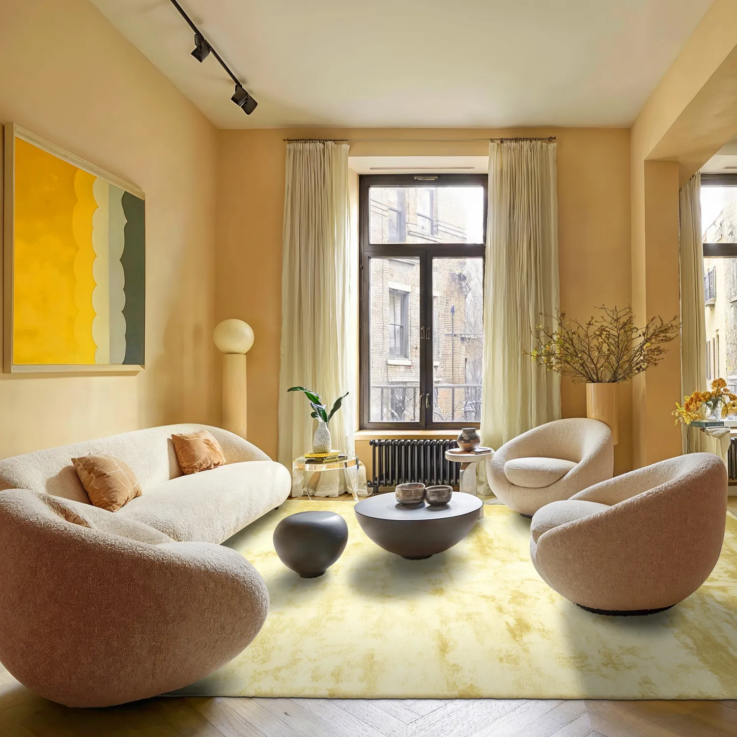 Shaggy rugs - Aranga Super Soft Fur (light yellow)