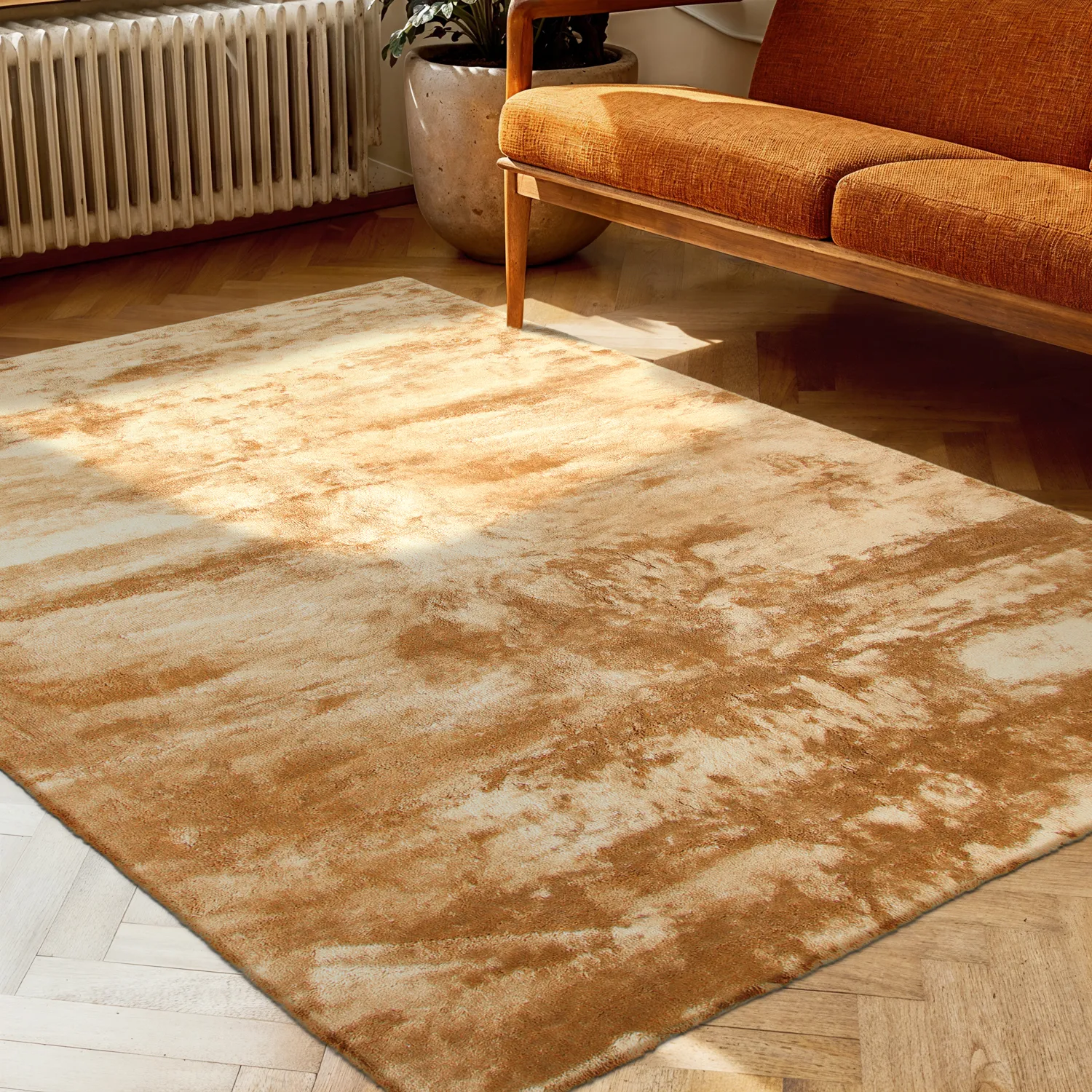 Shaggy rugs - Aranga Super Soft Fur (light orange)