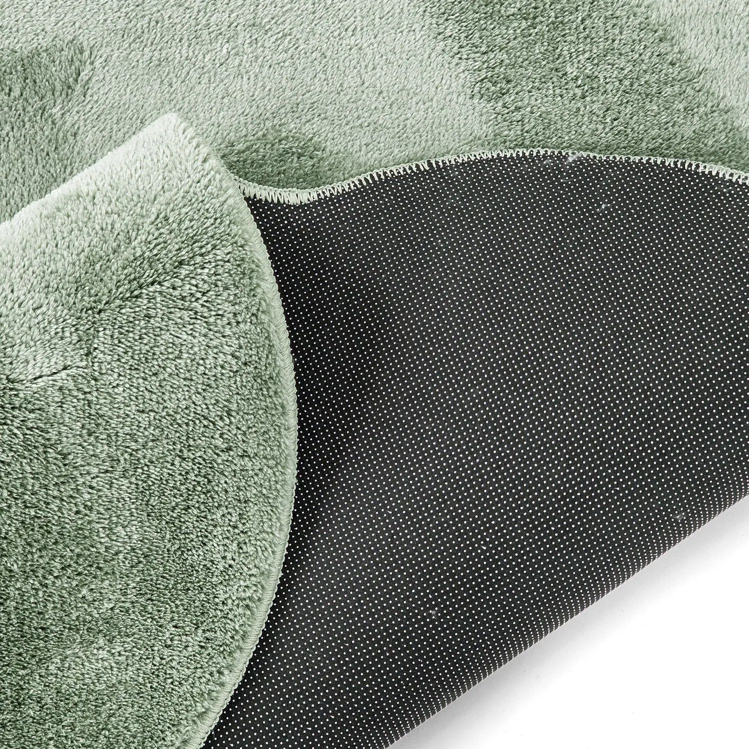 Wavy Shaggy Rug - Aranga Super Soft Fur (green)
