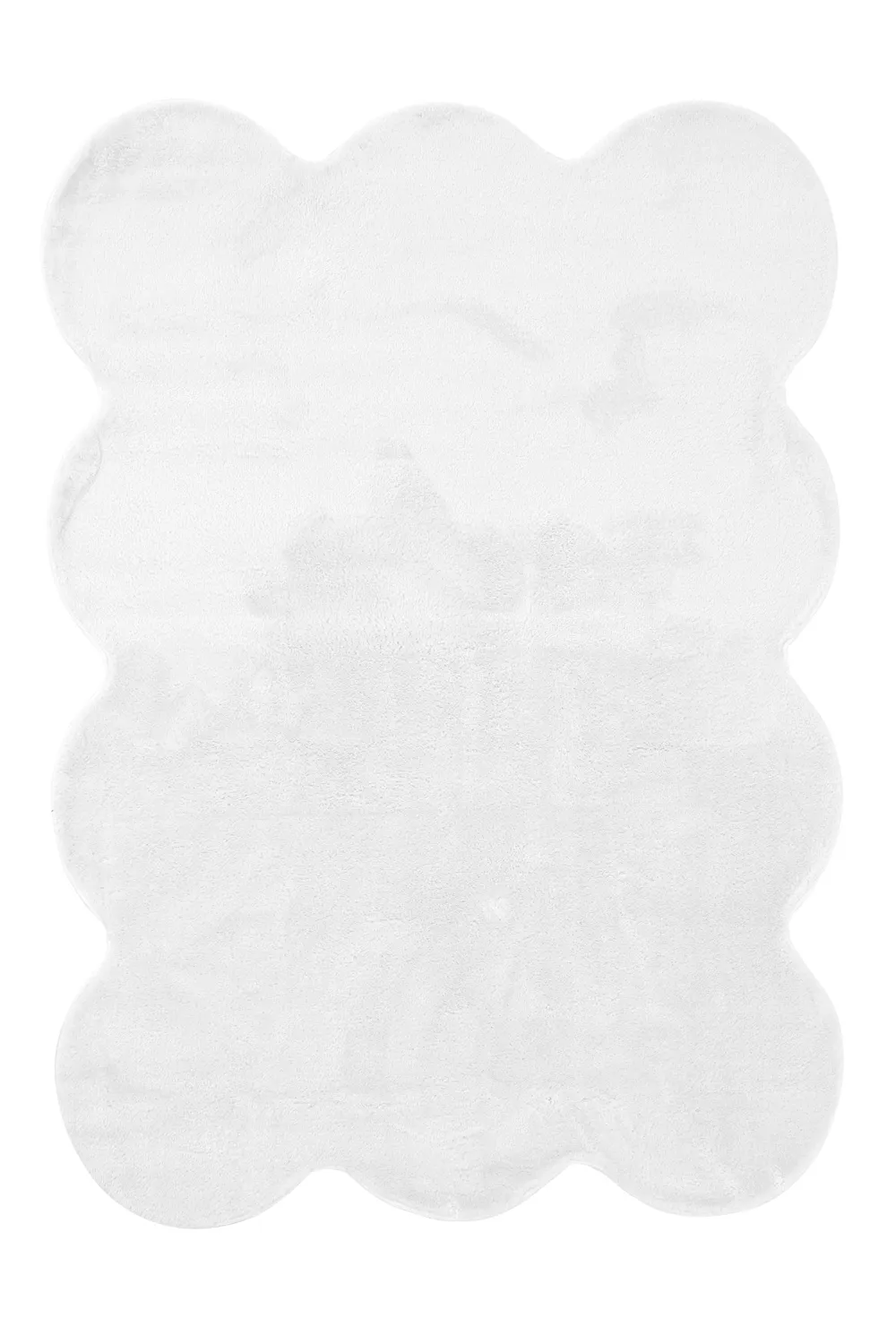 Wavy Shaggy Rug - Aranga Super Soft Fur (white)