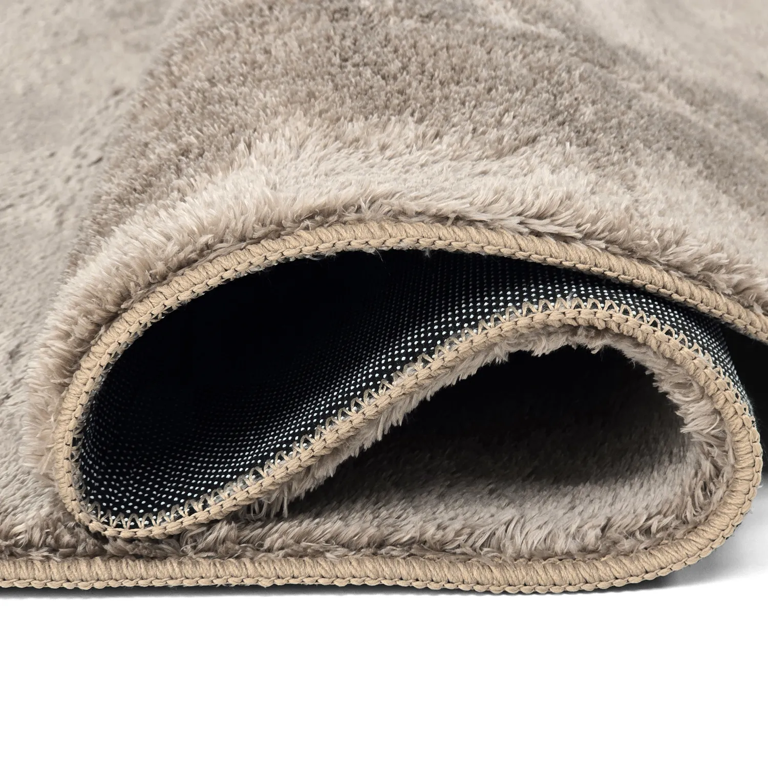 Oval Shaggy Rug - Aranga Super Soft Fur (brown)