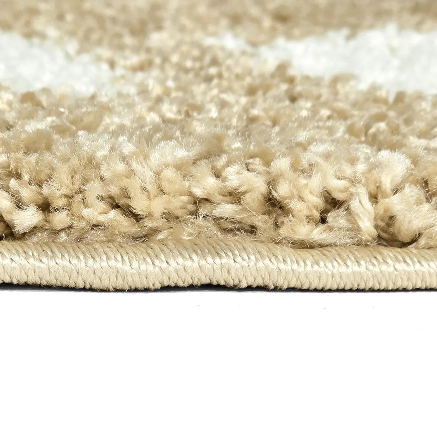 Shaggy rugs - Asilah (beige/white)