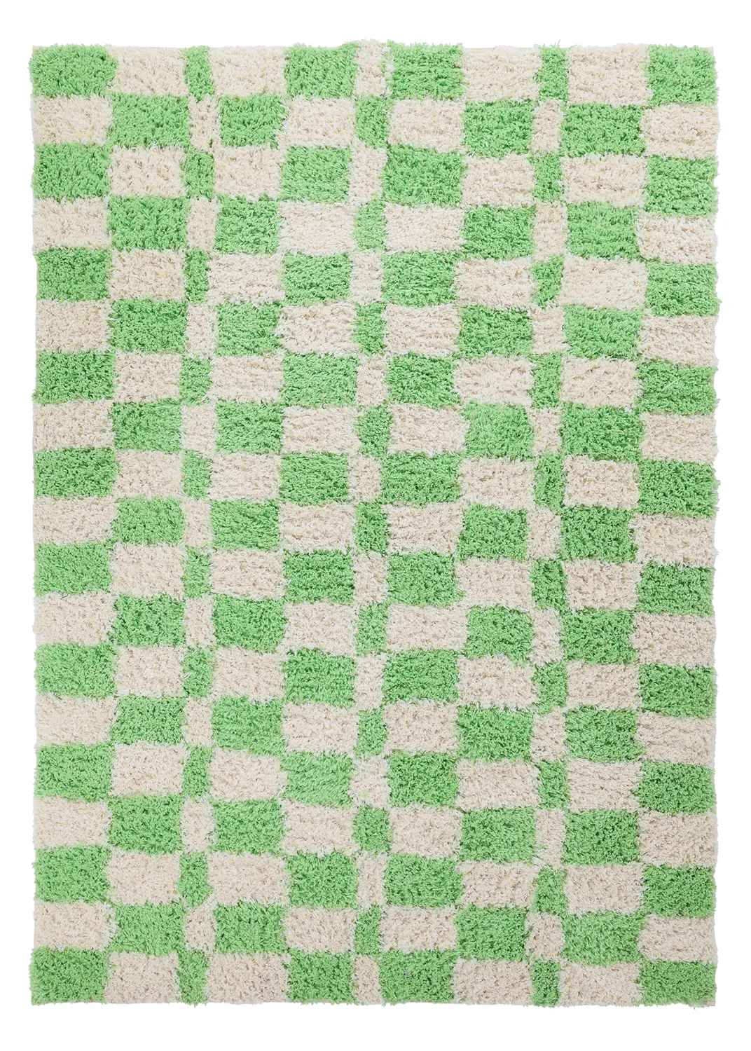 Shaggy rugs - Atrani Natural Cotton Shaggy (green)