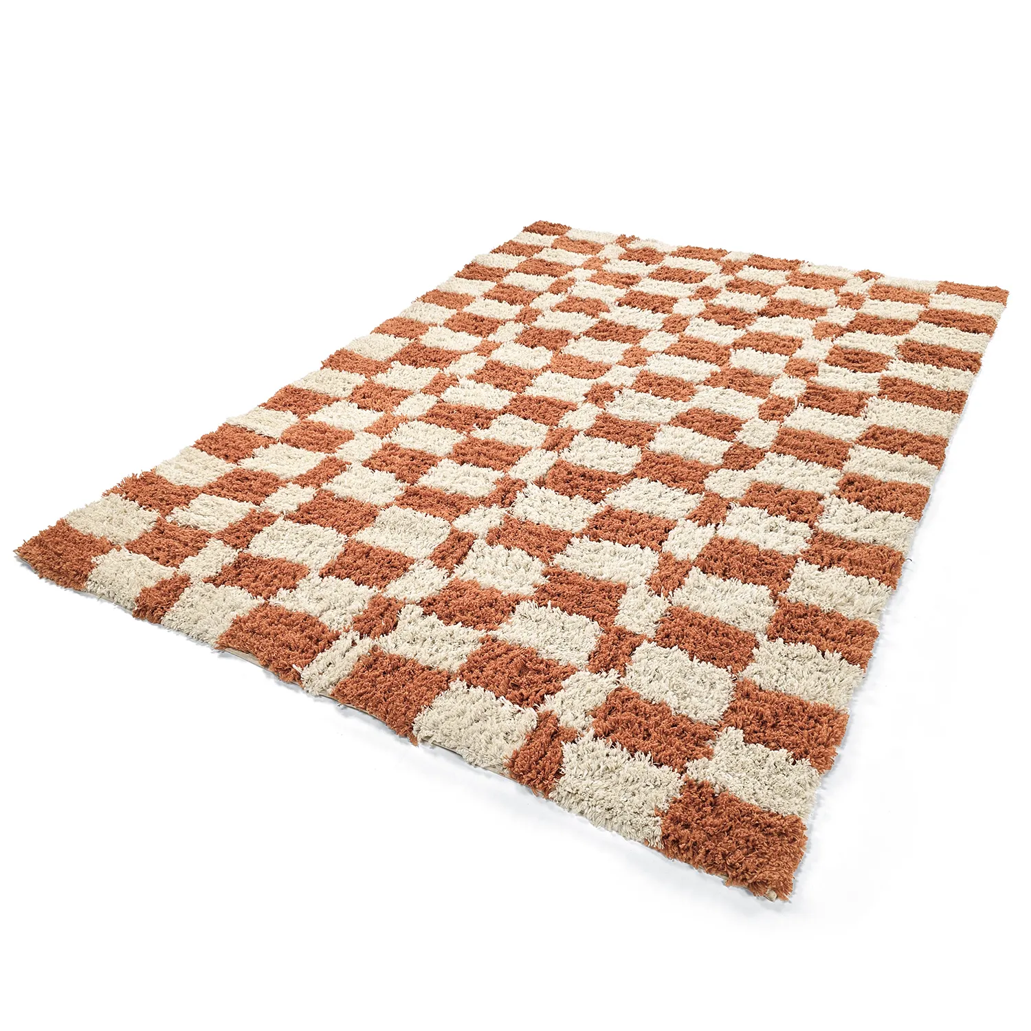 Shaggy rugs - Atrani Natural Cotton Shaggy (orange)