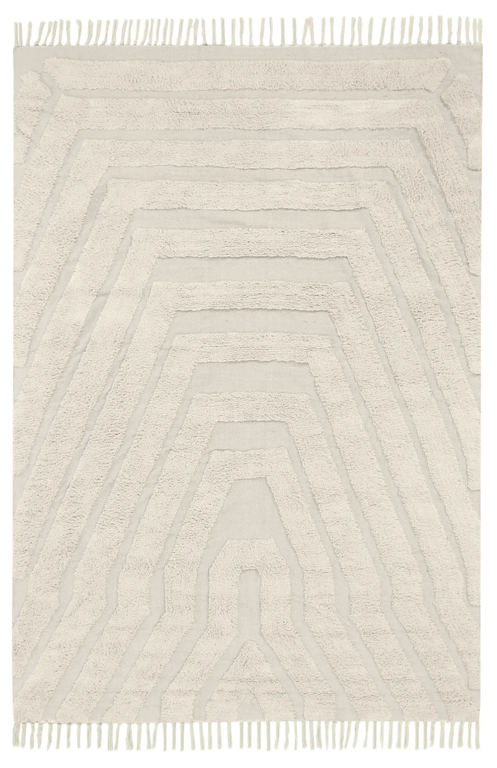 Shaggy rugs - Callista Natural Cotton Shaggy (beige)
