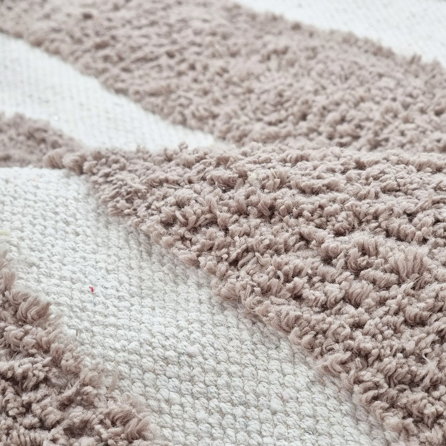 Shaggy rugs - Callista Natural Cotton Shaggy (taupe)