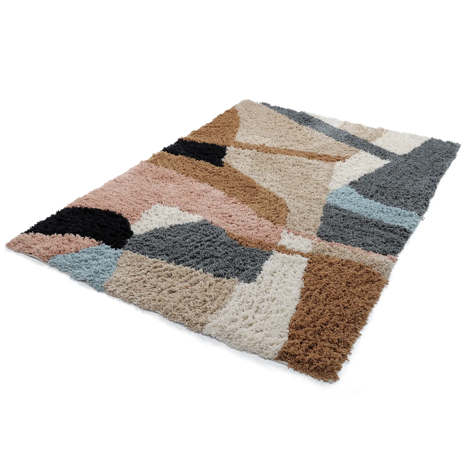 Shaggy rugs - Cefalu Natural Cotton Shaggy (multi)