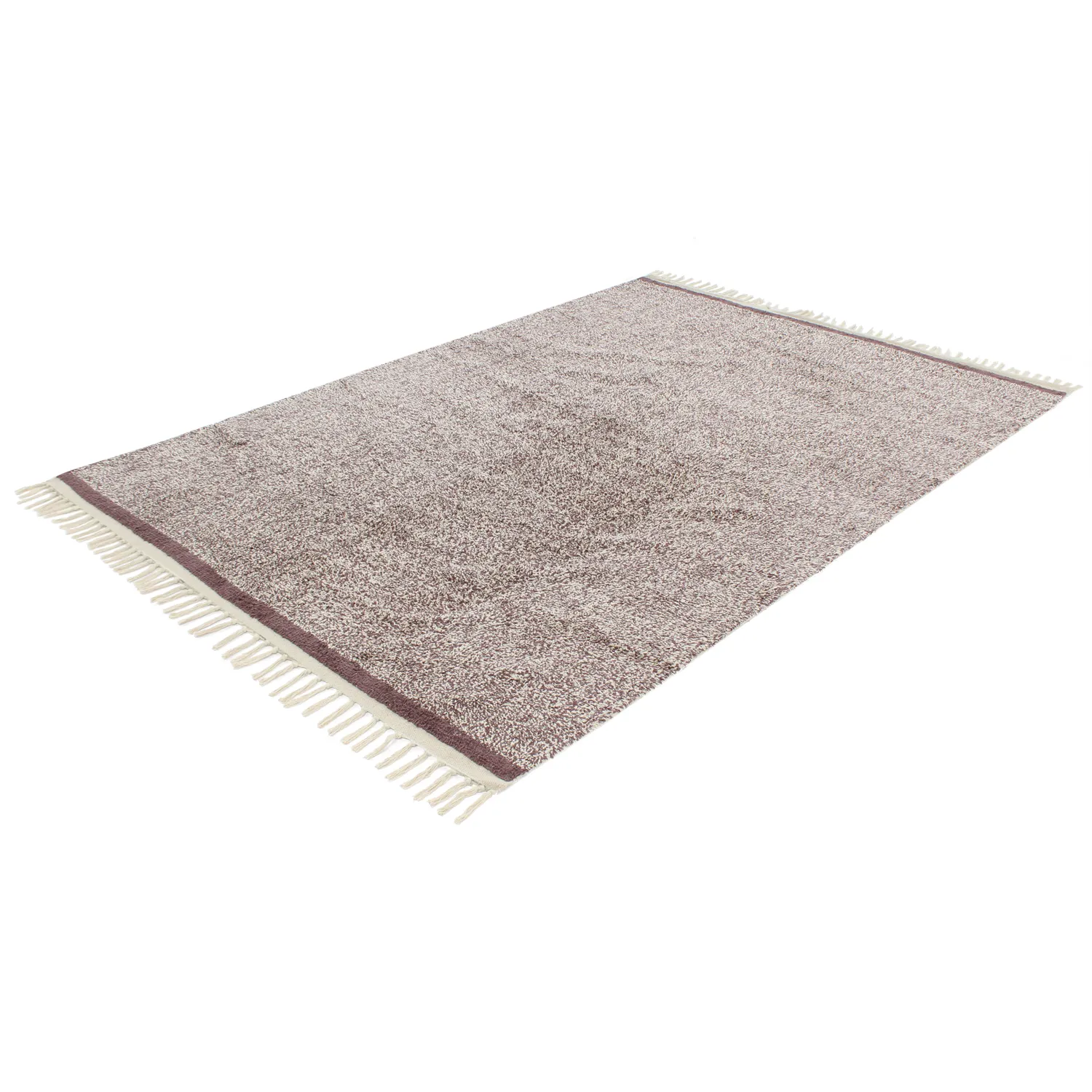 Shaggy rugs - Celina Natural Cotton Shaggy (beige/brown)