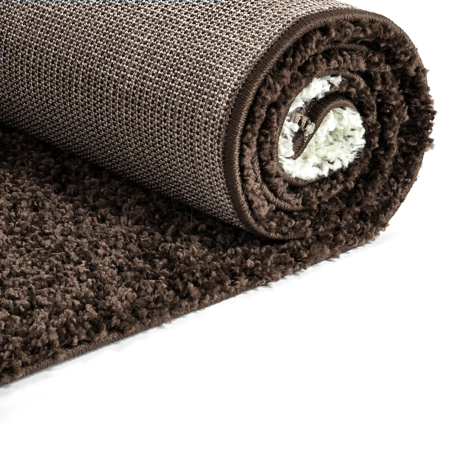 Shaggy rugs - Chiniot (brown/beige/white)