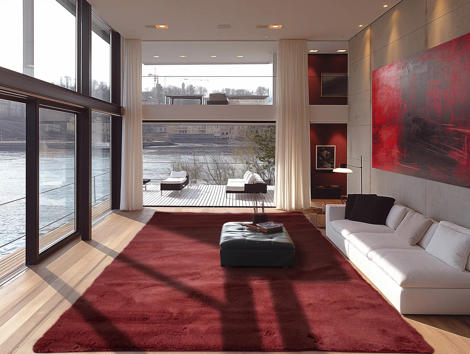 Shaggy rugs - Cloud Super Soft (red)