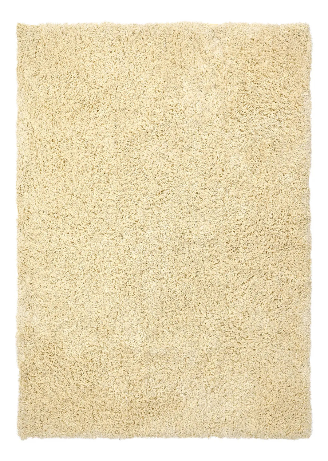 Shaggy rugs - Combarro Solid Cotton Shaggy (light yellow)