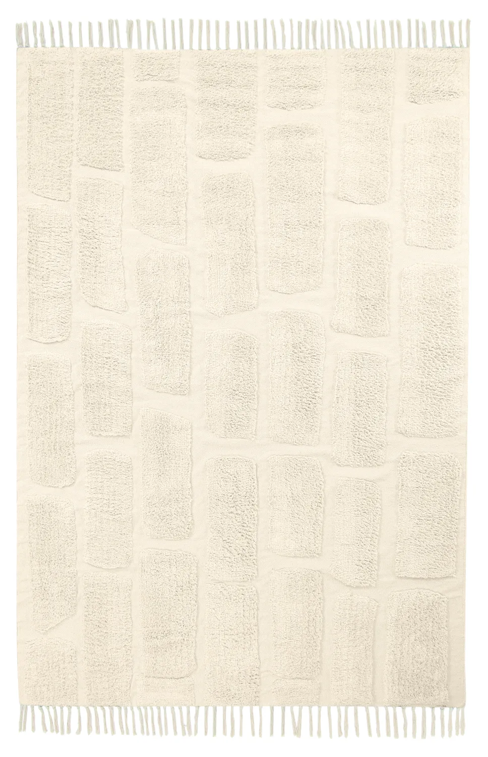 Shaggy rugs - Cyrus Natural Cotton Shaggy (beige)