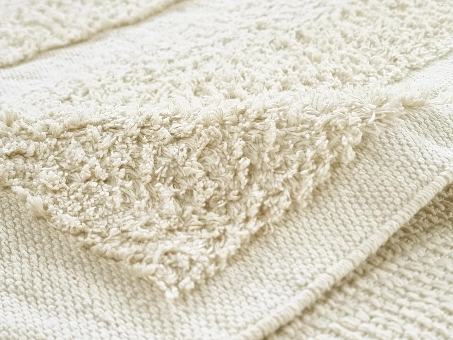 Shaggy rugs - Cyrus Natural Cotton Shaggy (off-white)