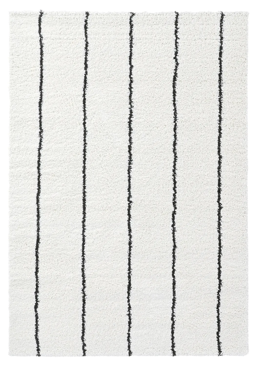 Shaggy rugs - Eze (white/black)