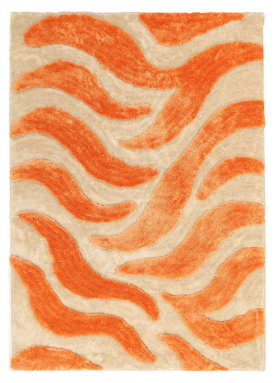 Shaggy rugs - Fergana (cream/orange)
