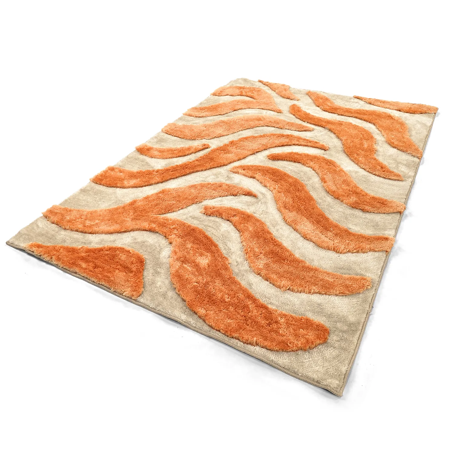 Shaggy rugs - Fergana (cream/orange)
