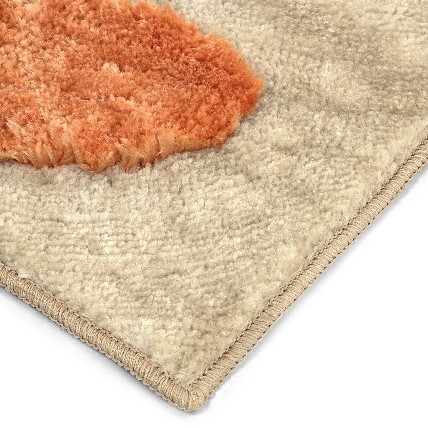 Shaggy rugs - Fergana (cream/orange)