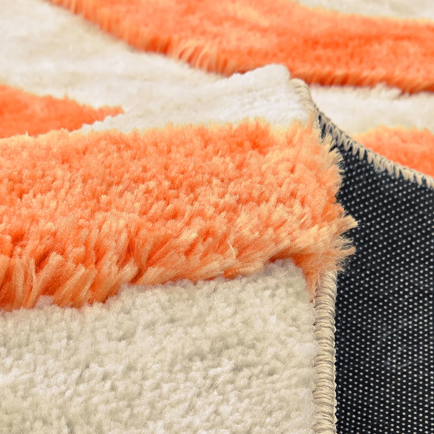 Shaggy rugs - Fergana (cream/orange)
