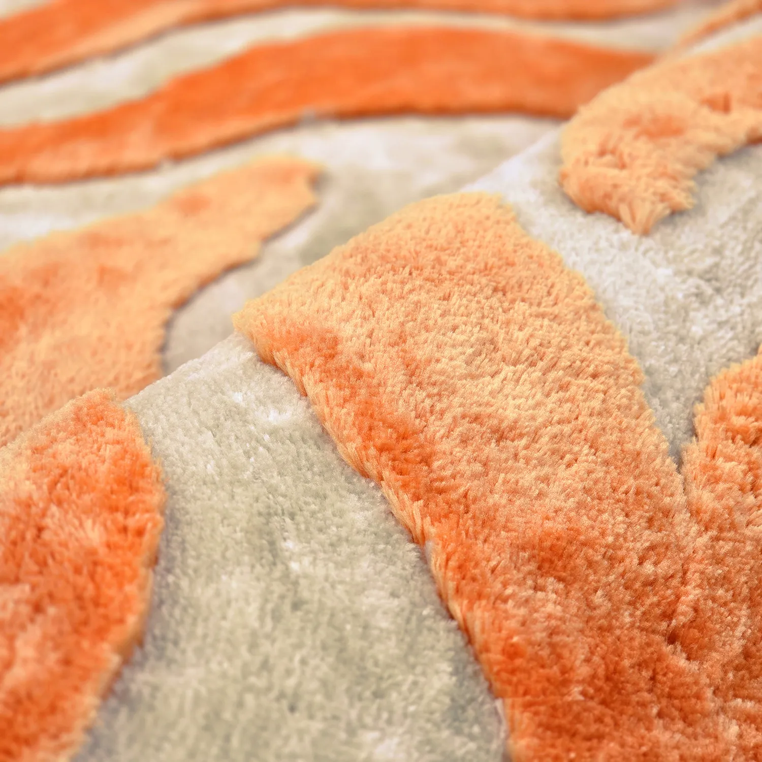 Shaggy rugs - Fergana (cream/orange)