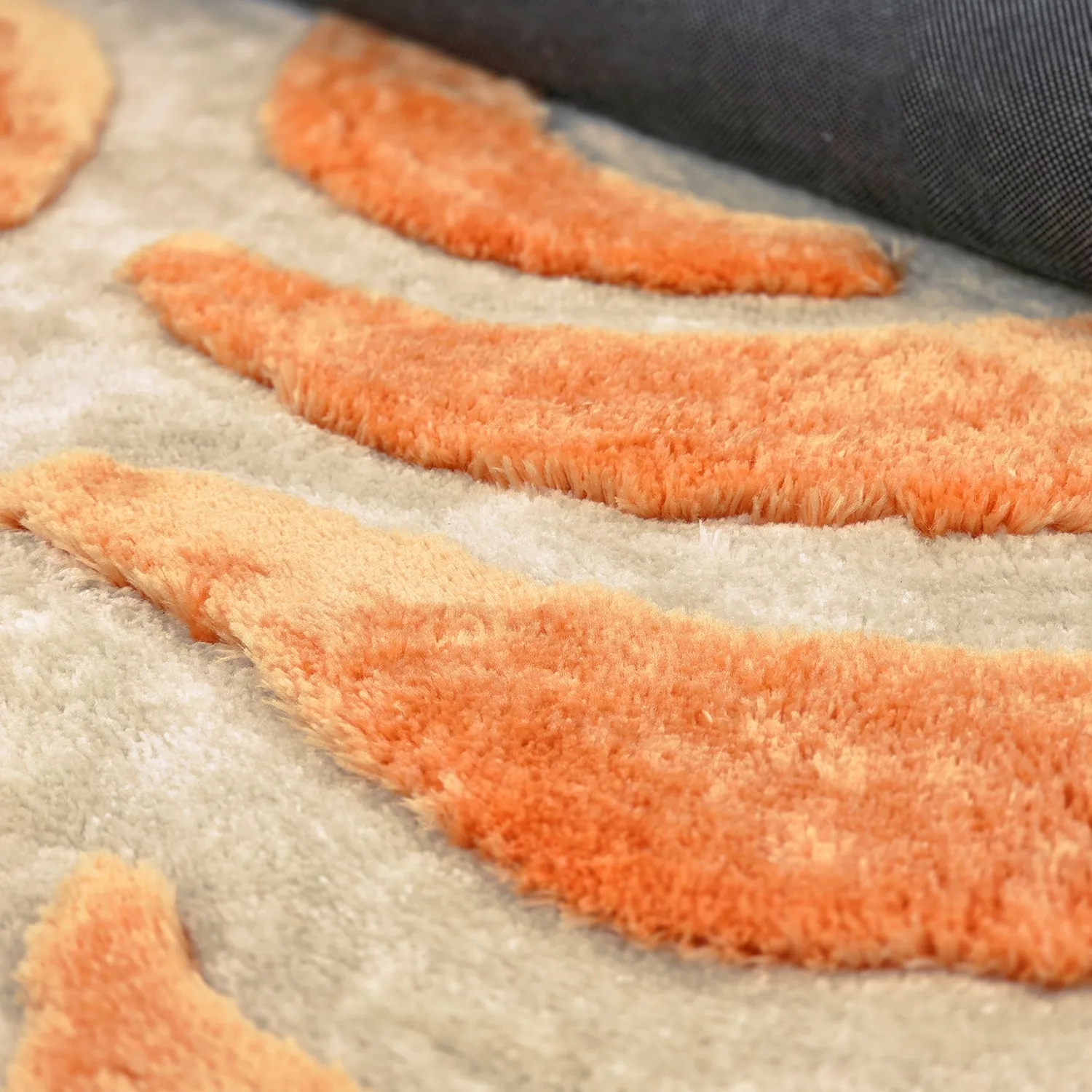 Shaggy rugs - Fergana (cream/orange)