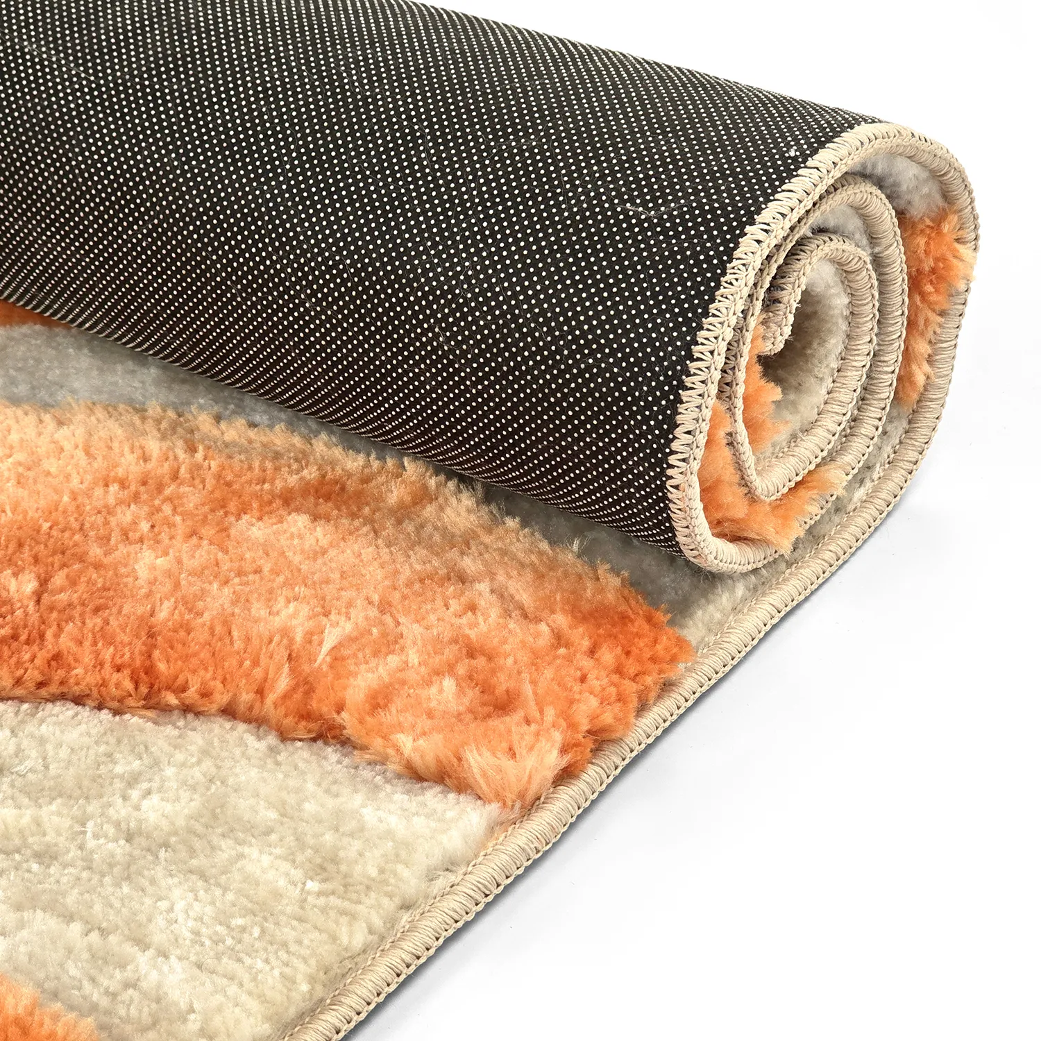 Shaggy rugs - Fergana (cream/orange)