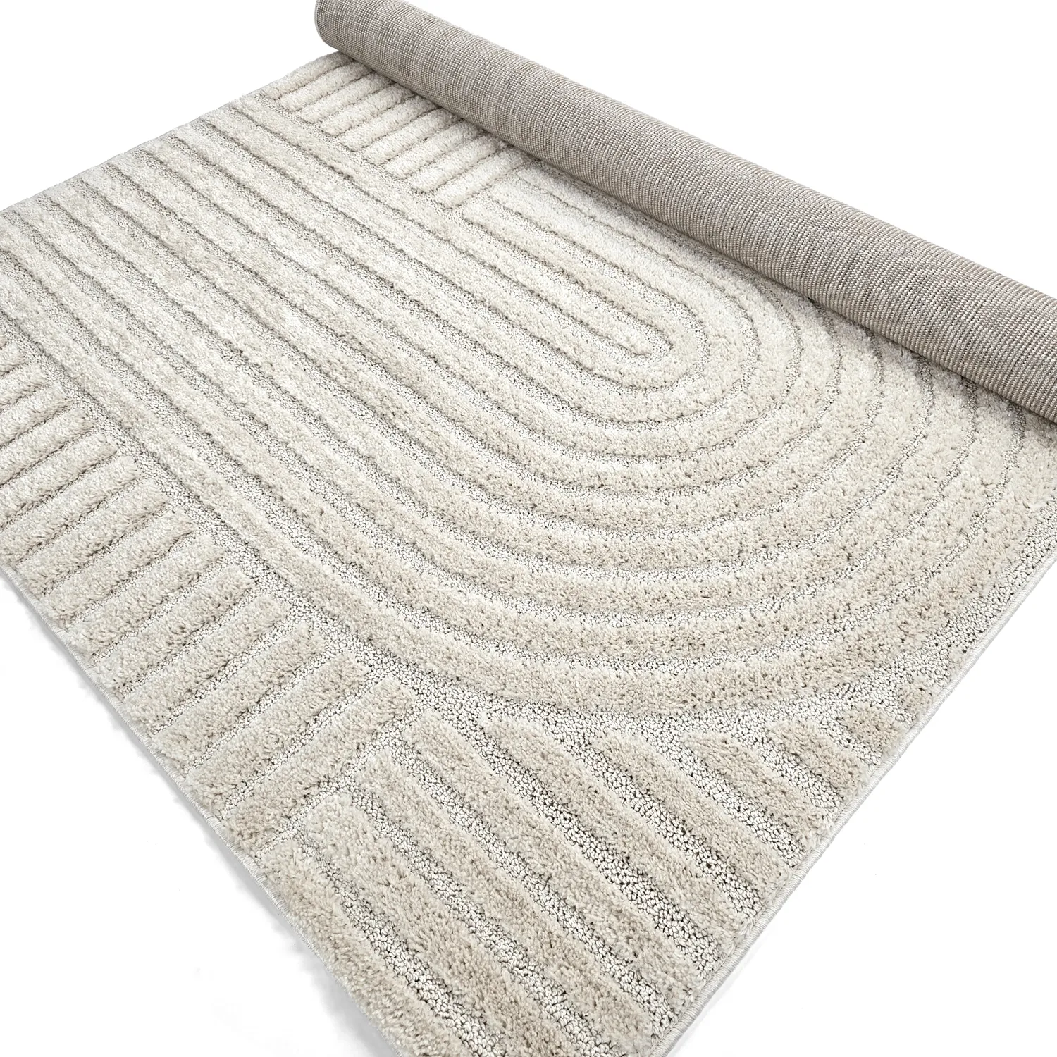 Shaggy rugs - Fukui (off-white)