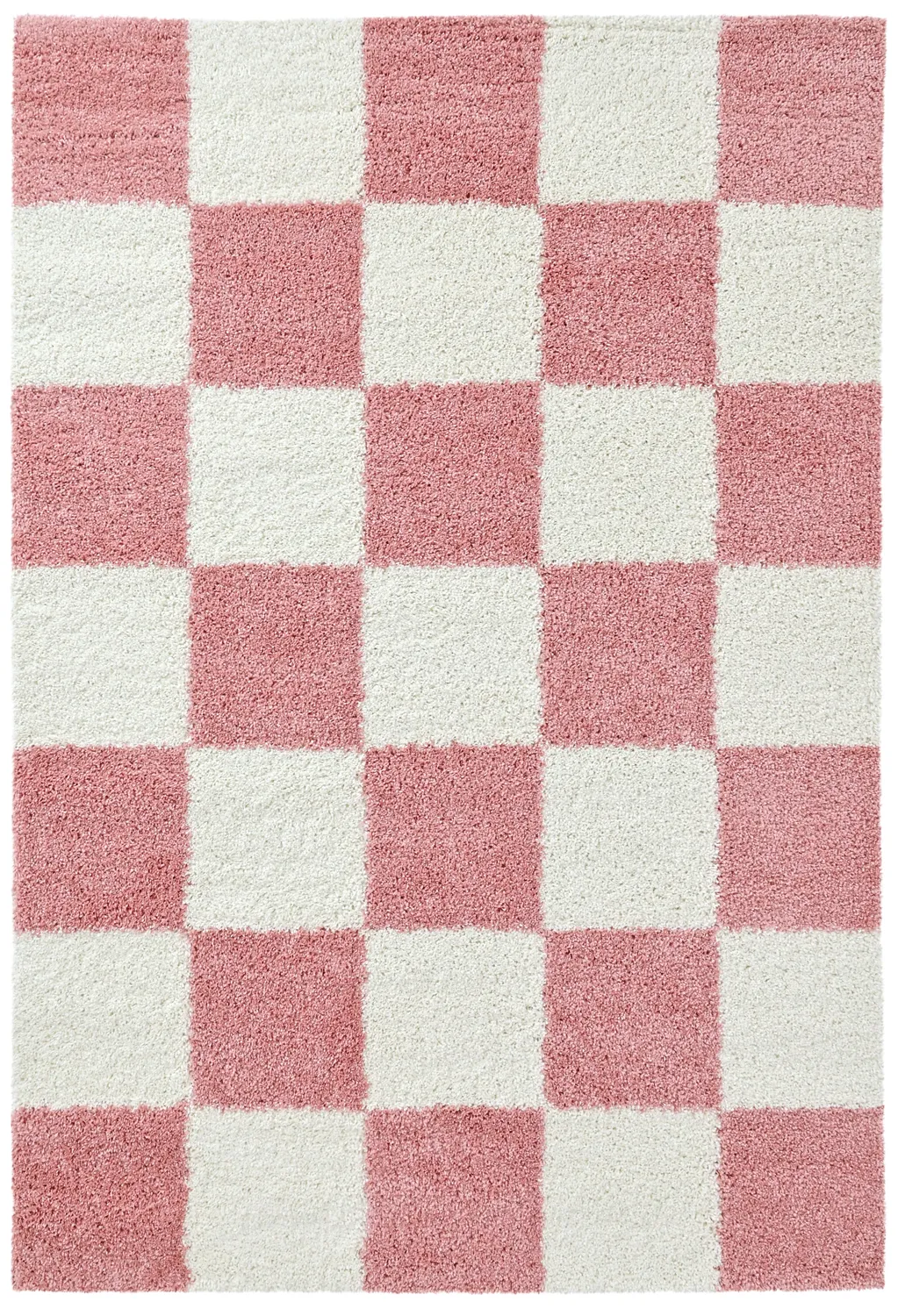 Shaggy rugs - Gordes (pink/white)