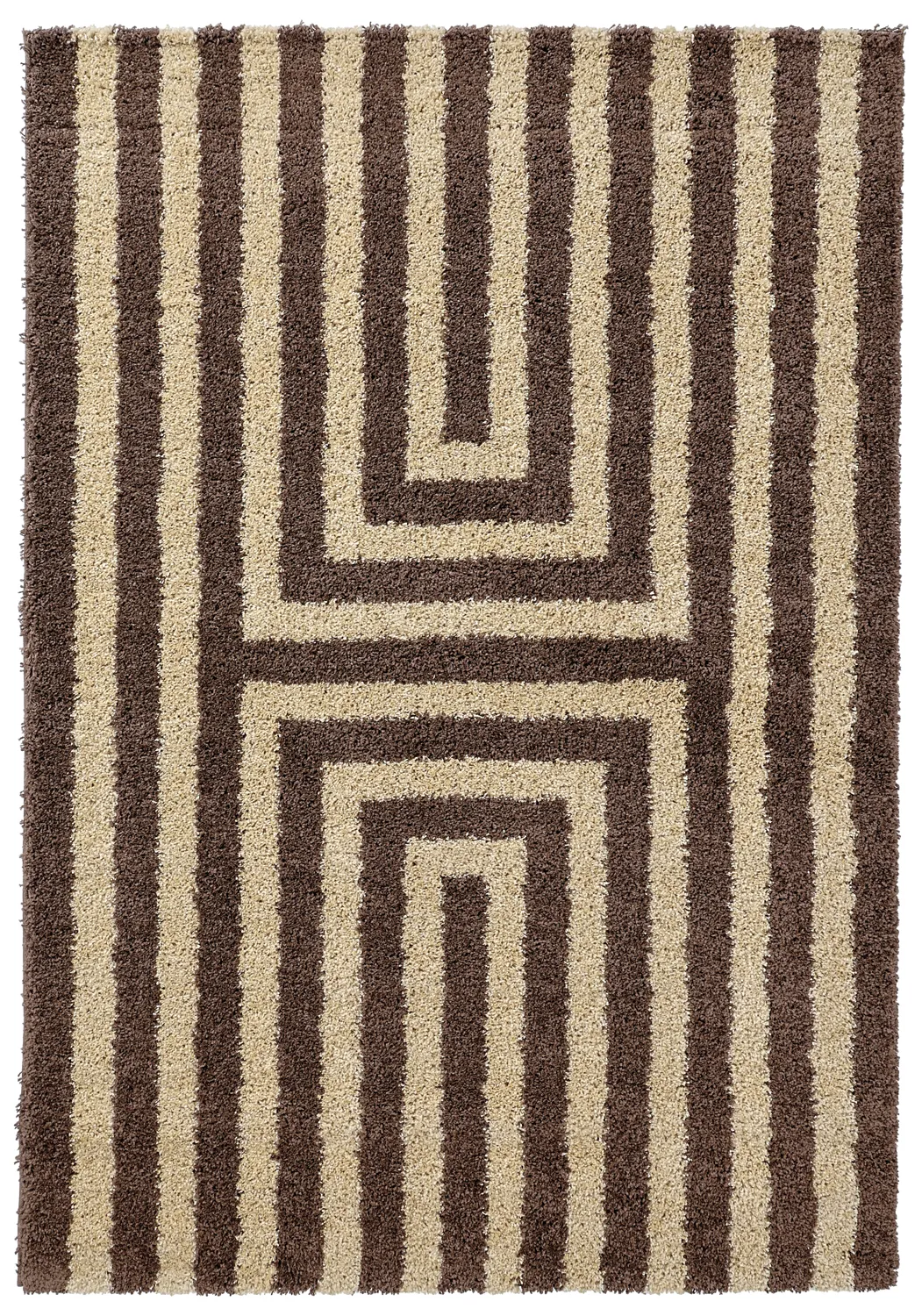 Shaggy rugs - Imilchil (beige/brown)