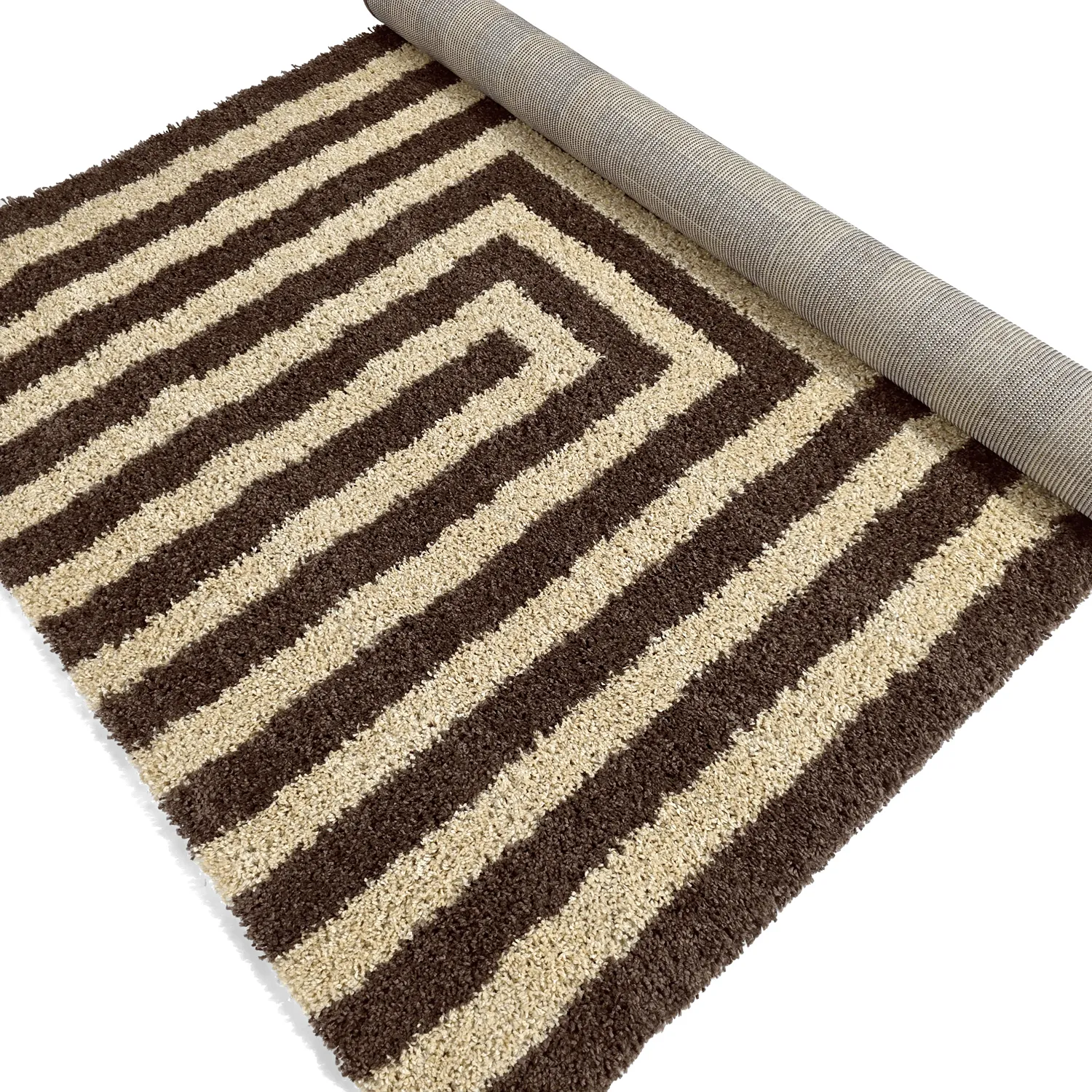 Shaggy rugs - Imilchil (beige/brown)