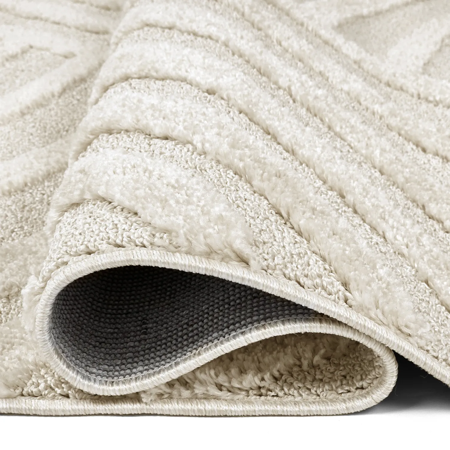 Shaggy rugs - Iwaki (off-white)
