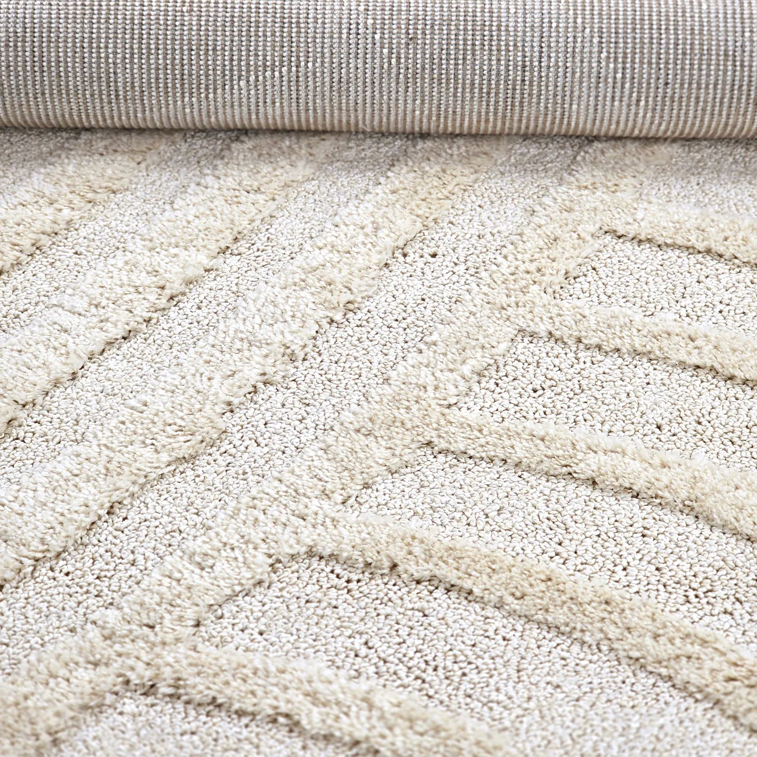 Shaggy rugs - Iwaki (off-white)