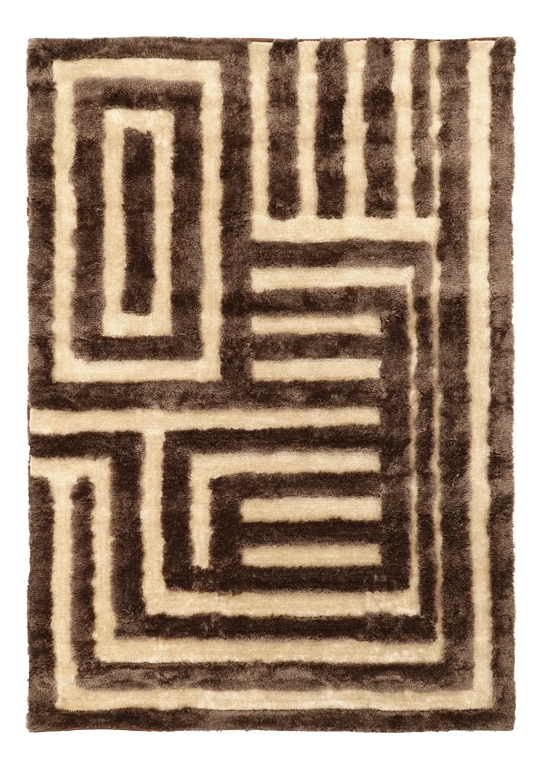 Shaggy rugs - Karbala (beige/brown)