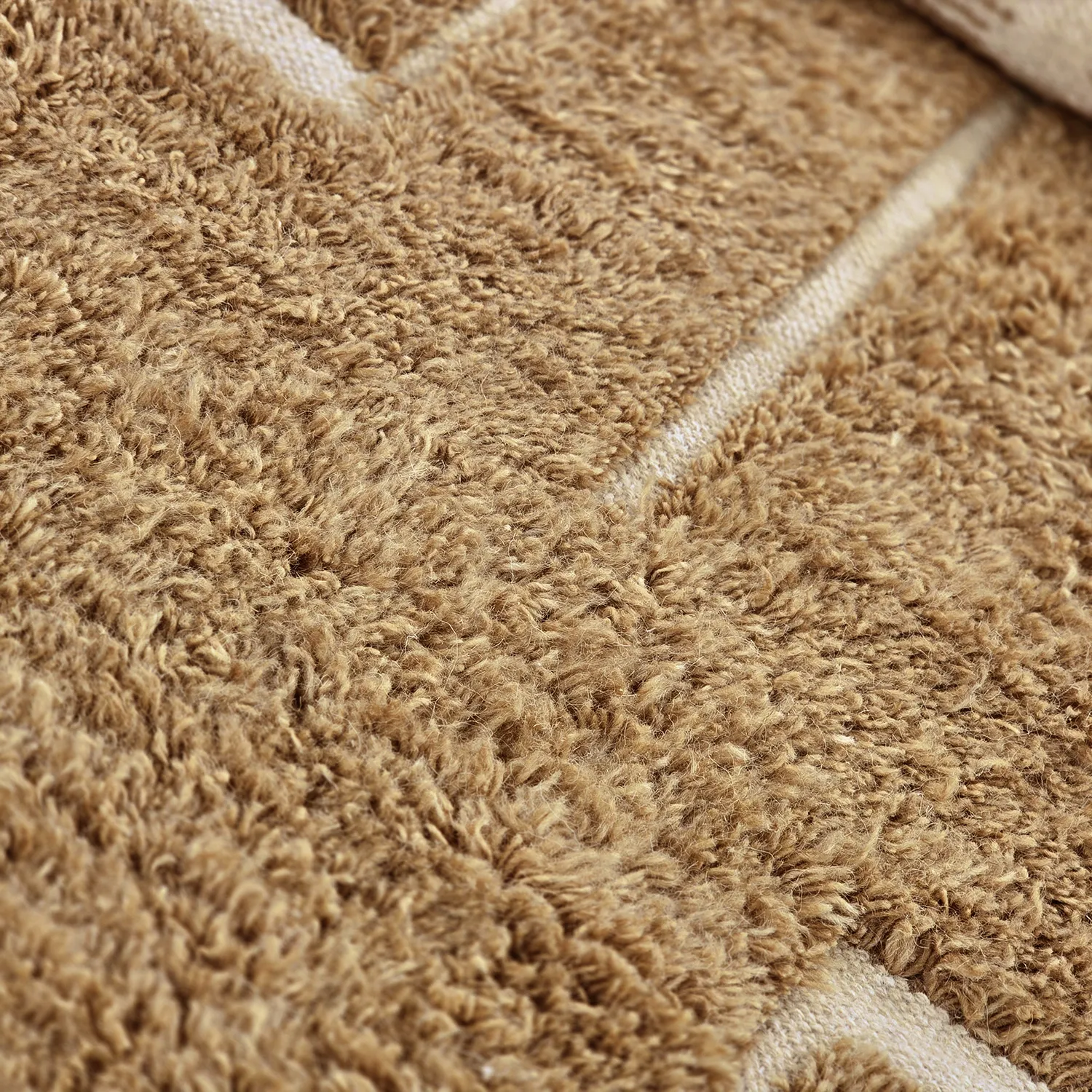 Shaggy rugs - Kiberg Hand Woven Wool Shaggy (beige)
