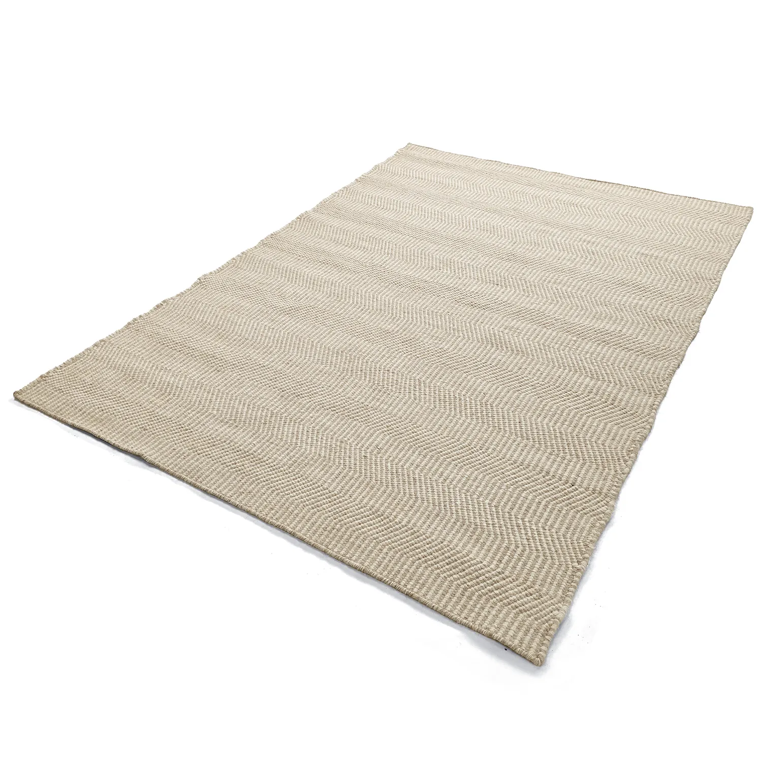 Wool rug - Larkana (beige/white)