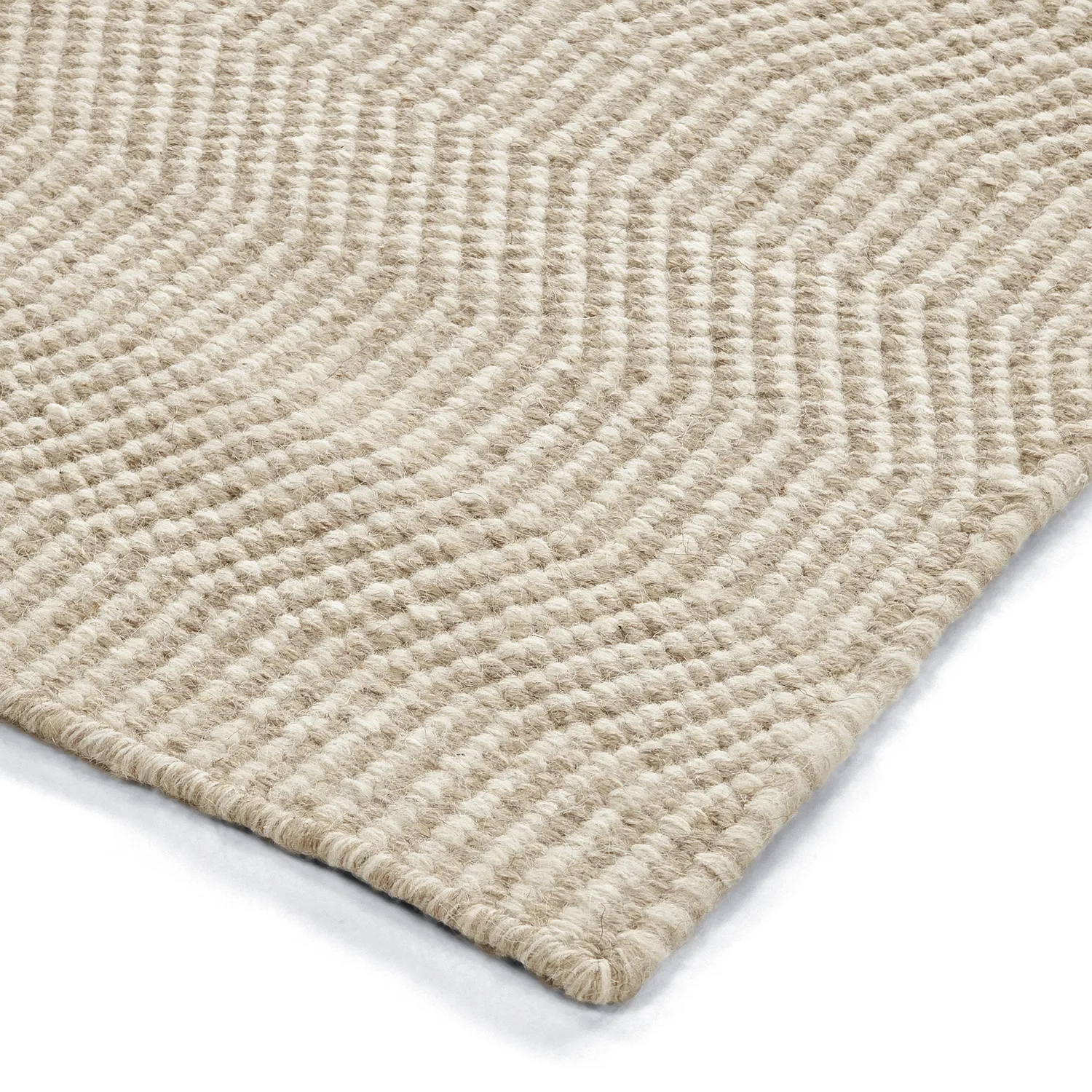 Wool rug - Larkana (beige/white)
