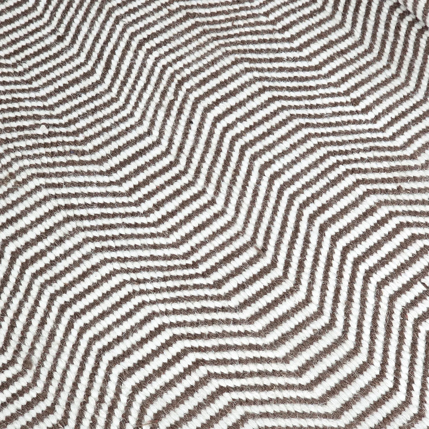 Wool rug - Larkana (brown/white)