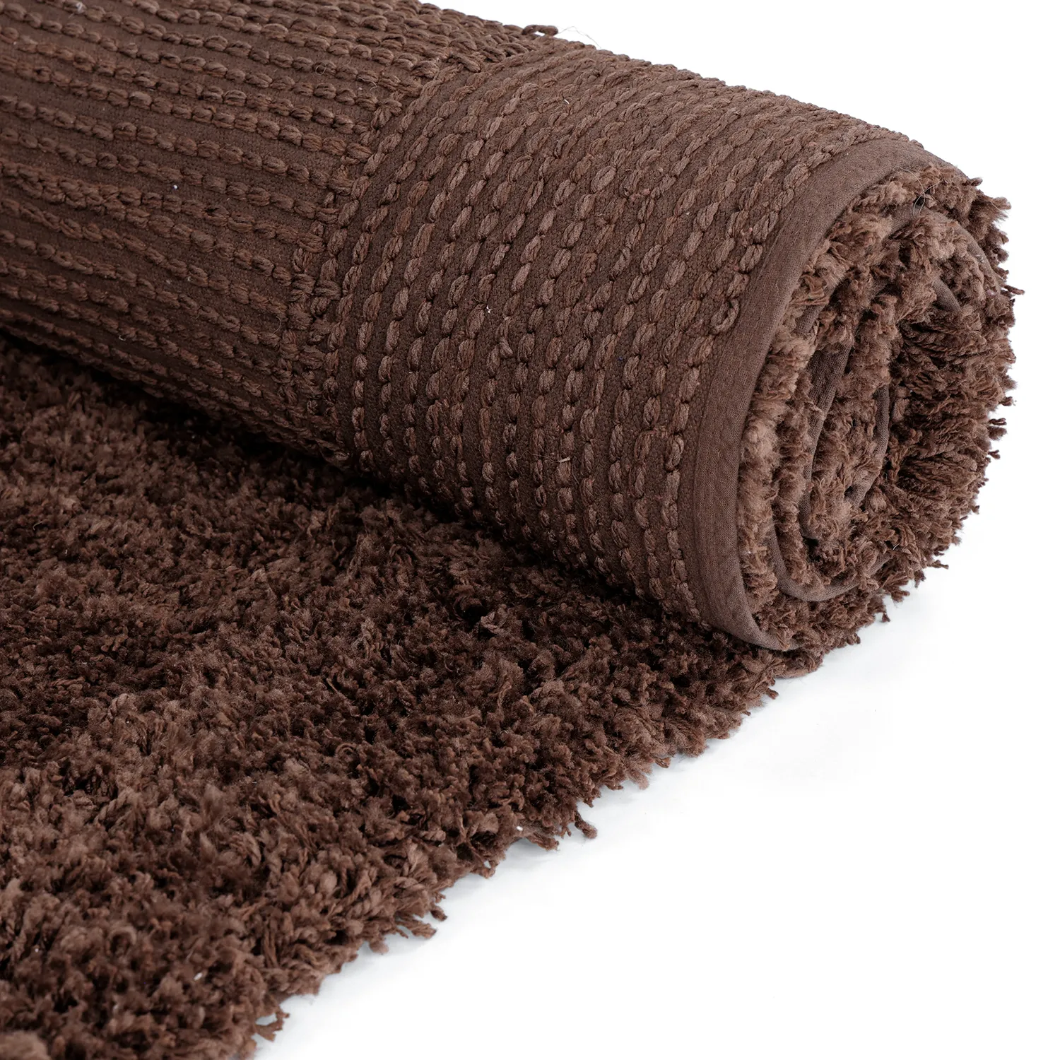 Shaggy rugs - Molyvos Natural Cotton Shaggy (brown)