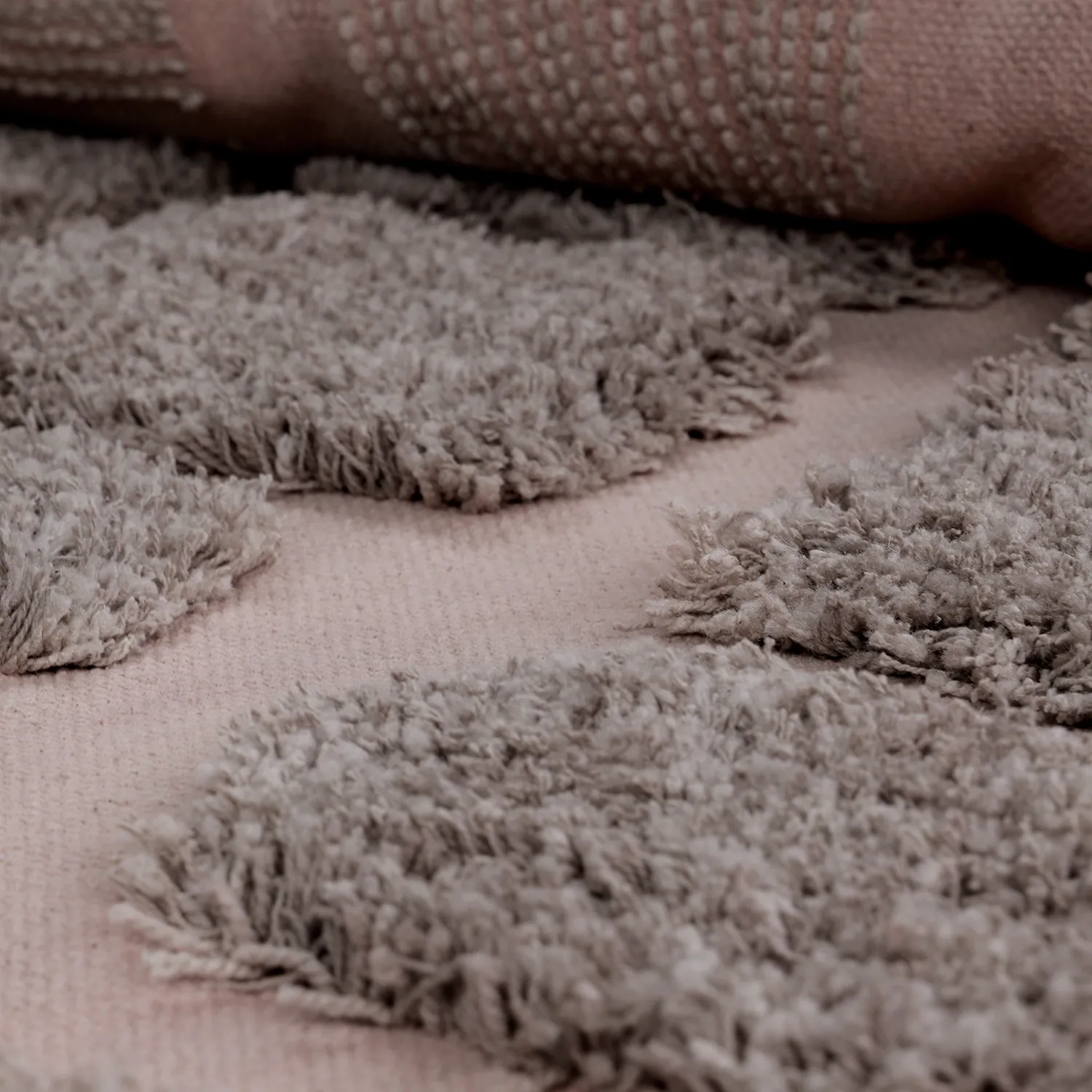 Shaggy rugs - Otranto Natural Cotton Shaggy (taupe)