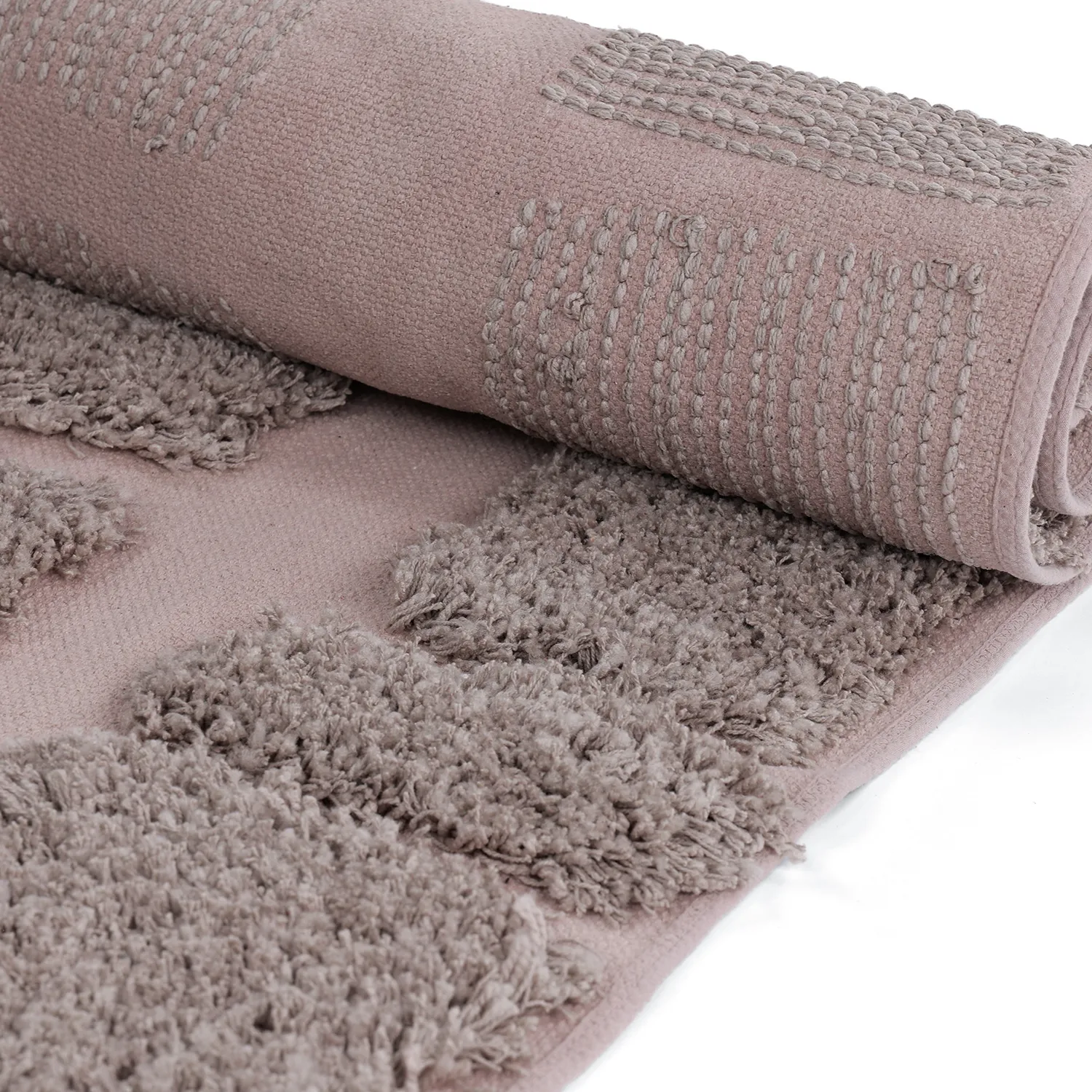 Shaggy rugs - Otranto Natural Cotton Shaggy (taupe)