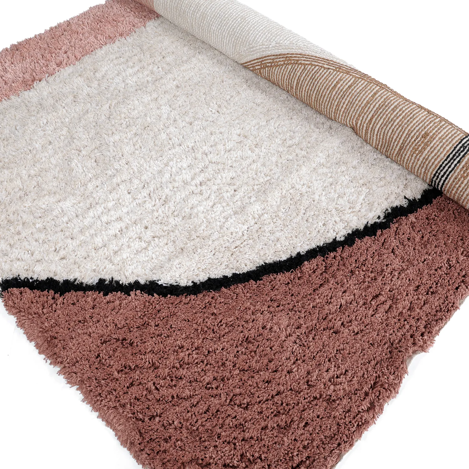 Shaggy rugs - Perast Natural Cotton Shaggy (multi)