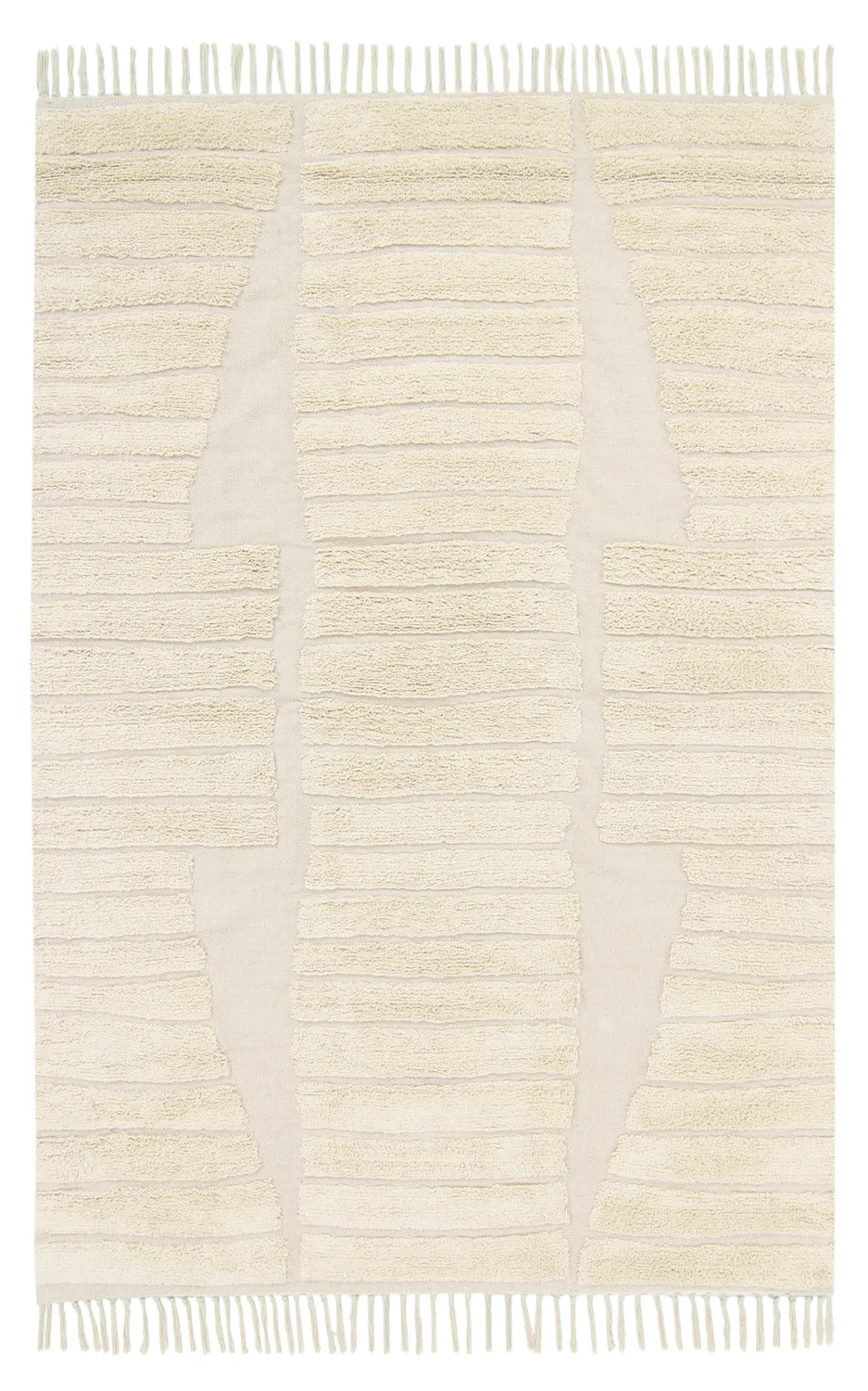 Shaggy rugs - Rani Natural Cotton Shaggy (beige)