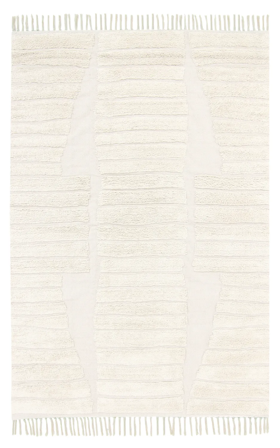 Shaggy rugs - Rani Natural Cotton Shaggy (off-white)