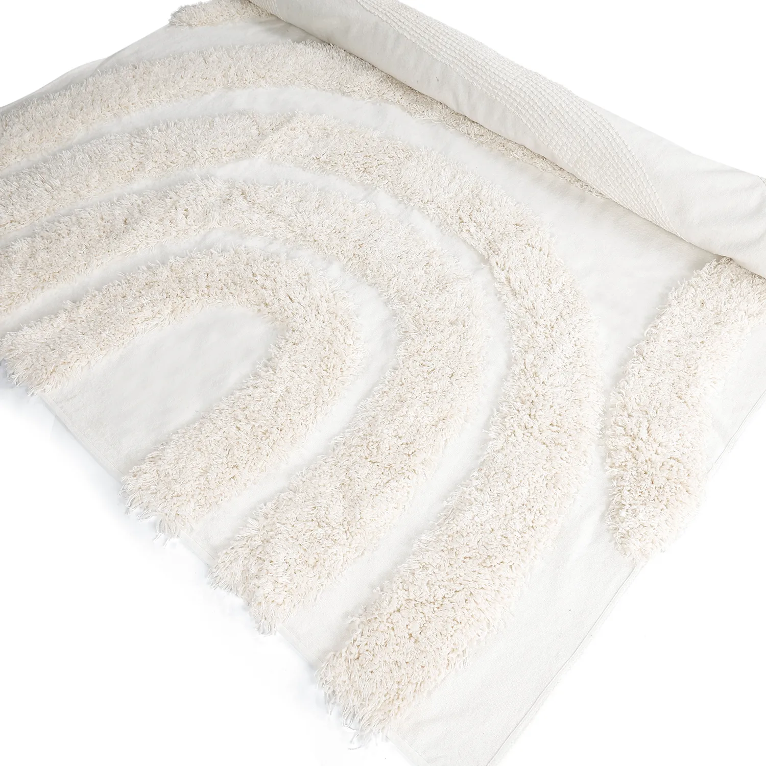 Shaggy rugs - Sivota Natural Cotton Shaggy (off-white)
