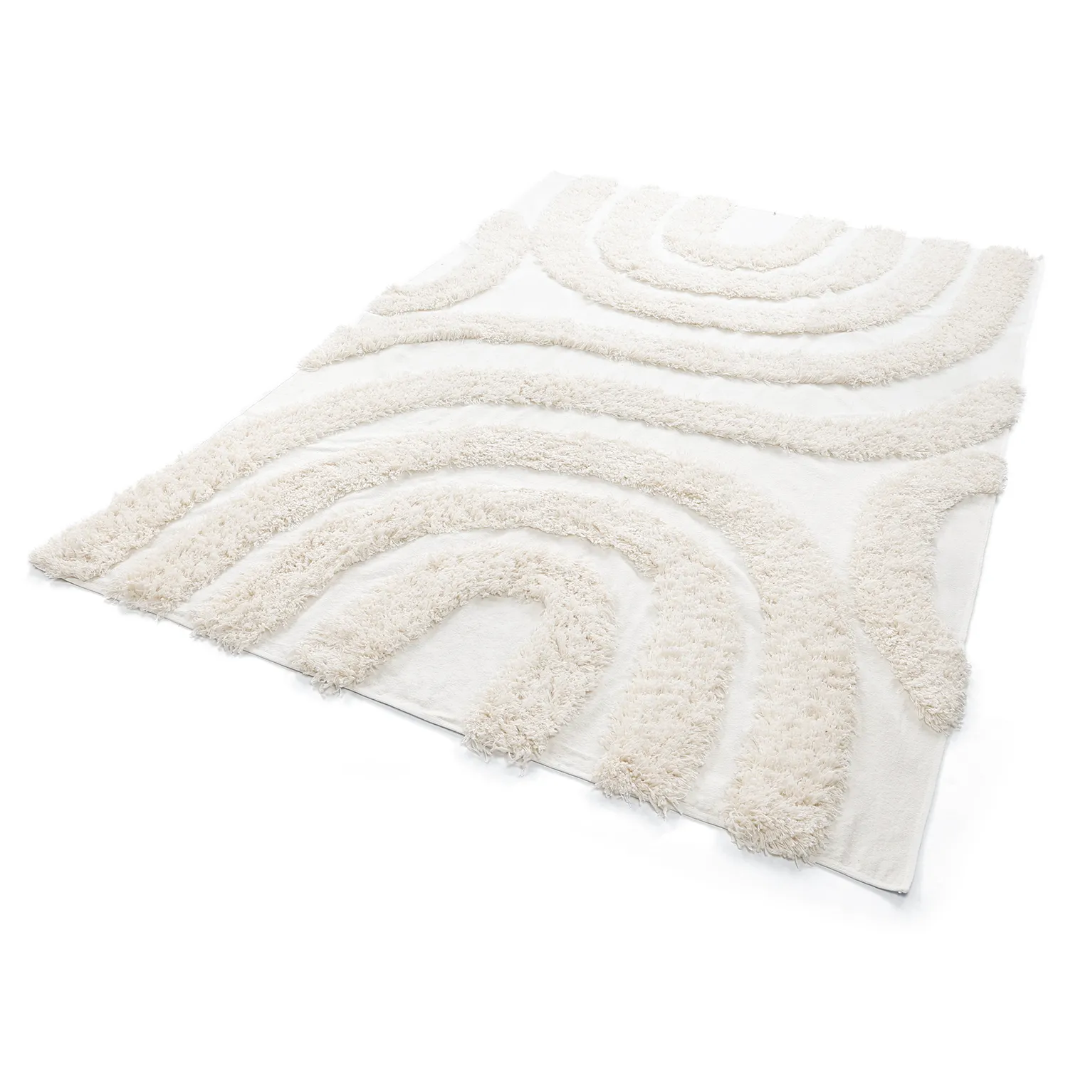 Shaggy rugs - Sivota Natural Cotton Shaggy (off-white)
