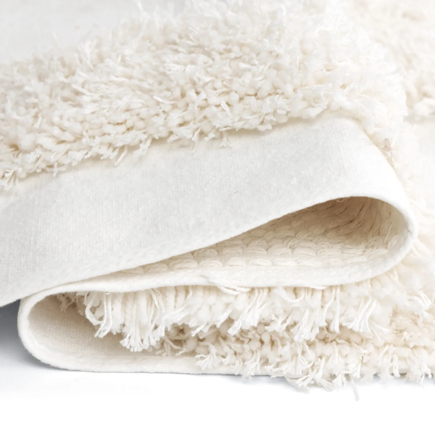 Shaggy rugs - Sivota Natural Cotton Shaggy (off-white)