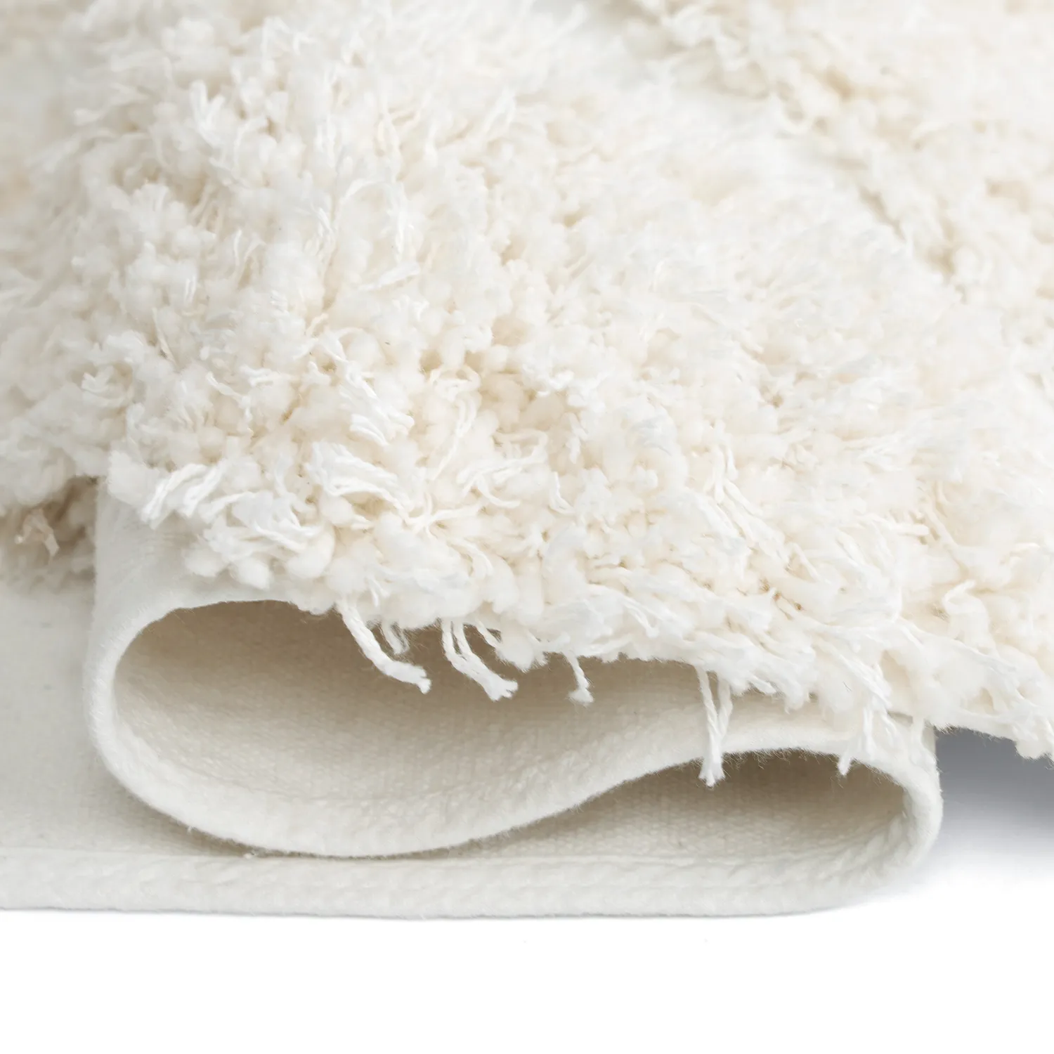 Shaggy rugs - Sivota Natural Cotton Shaggy (off-white)