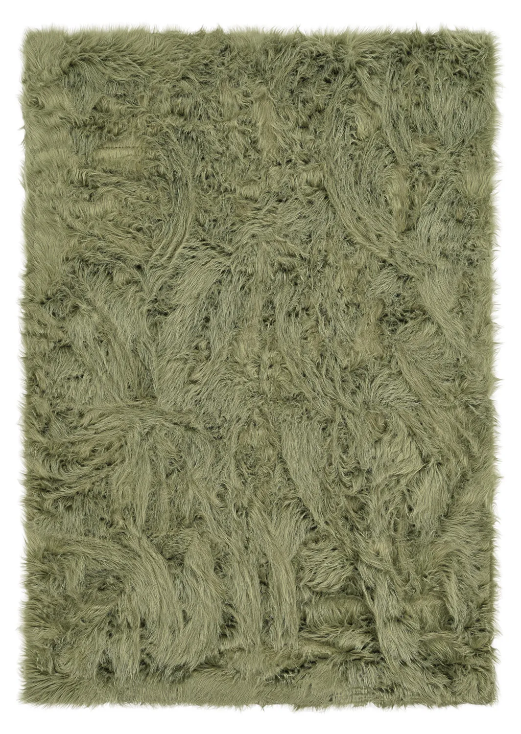 Shaggy rugs - Sohar (green)