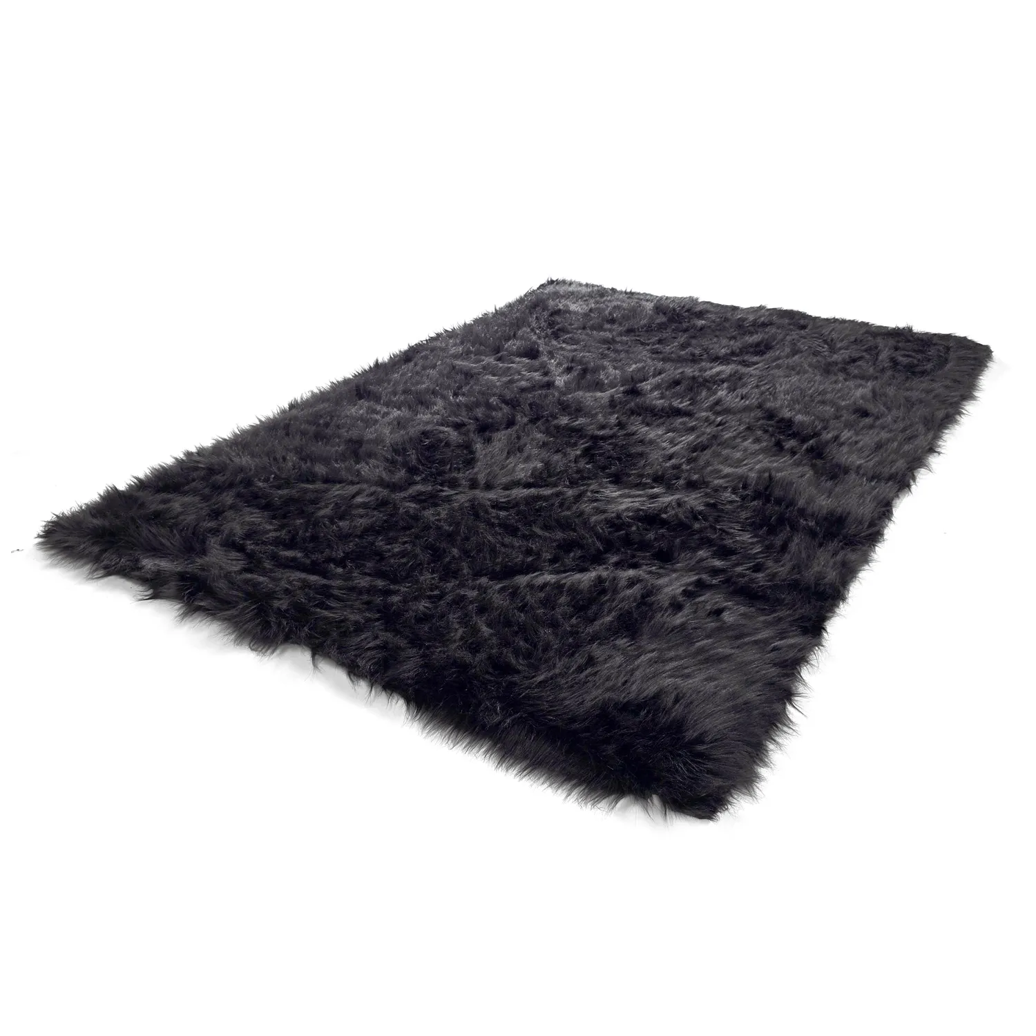 Shaggy rugs - Sohar (black)